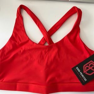 Born Primitive Red Sports Bra - Helix Style
